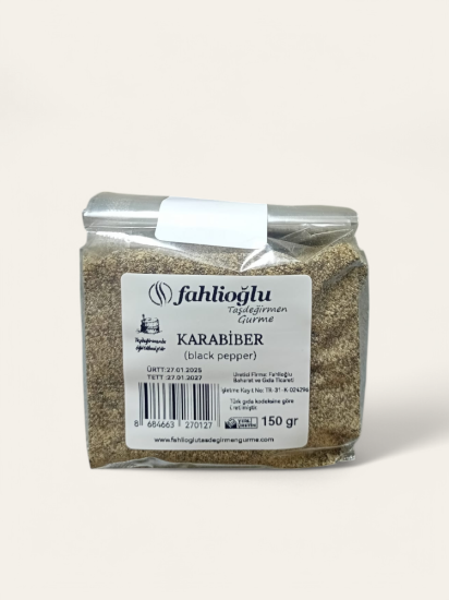 TaşDeğirmende Çekilmiş 1.Kalite Karabibber 150 gr