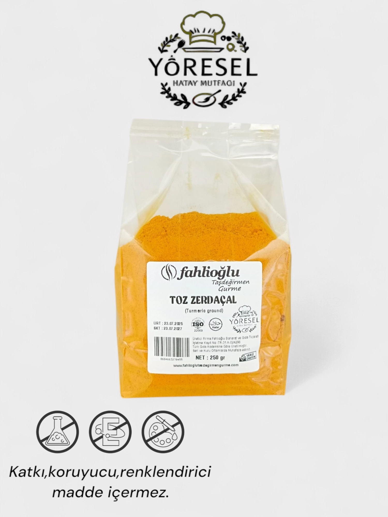 Toz Zerdeçal 250 gr